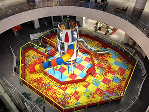 Liben New Indoor Playground Rocket Slide 